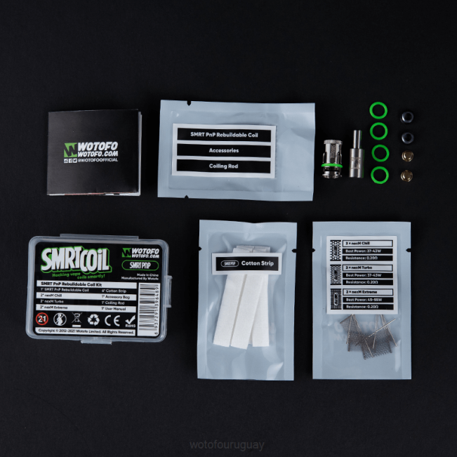 Wotofo Uruguay - Wotofo SMRT kit de bobina reconstruible kit de bebé smrt v8 B8XT341