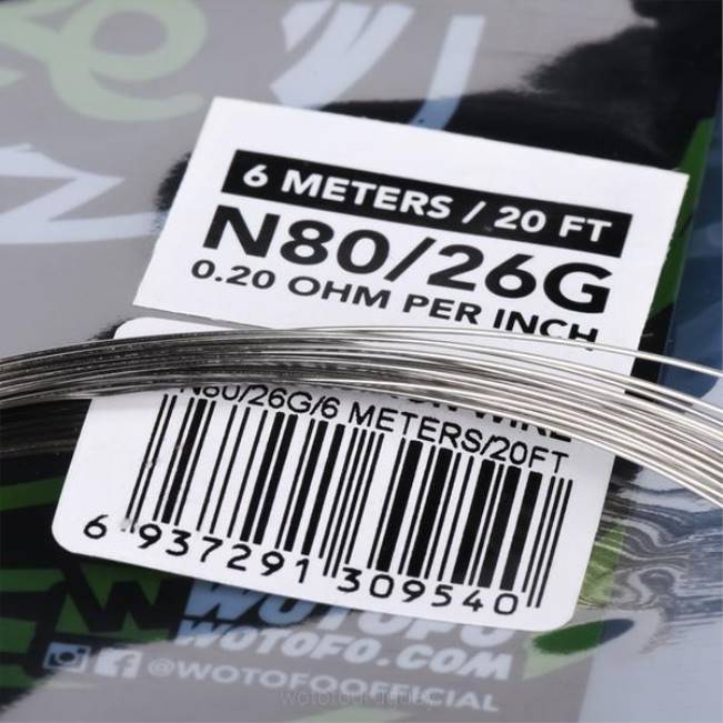 Wotofo Uruguay - Wotofo carrete de alambre prefabricado alambre de competición ni80 - 24g B8XT361