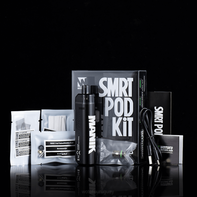 Wotofo Desechable - Wotofo SMRT kit de cápsulas kit pnp negro B8XT16